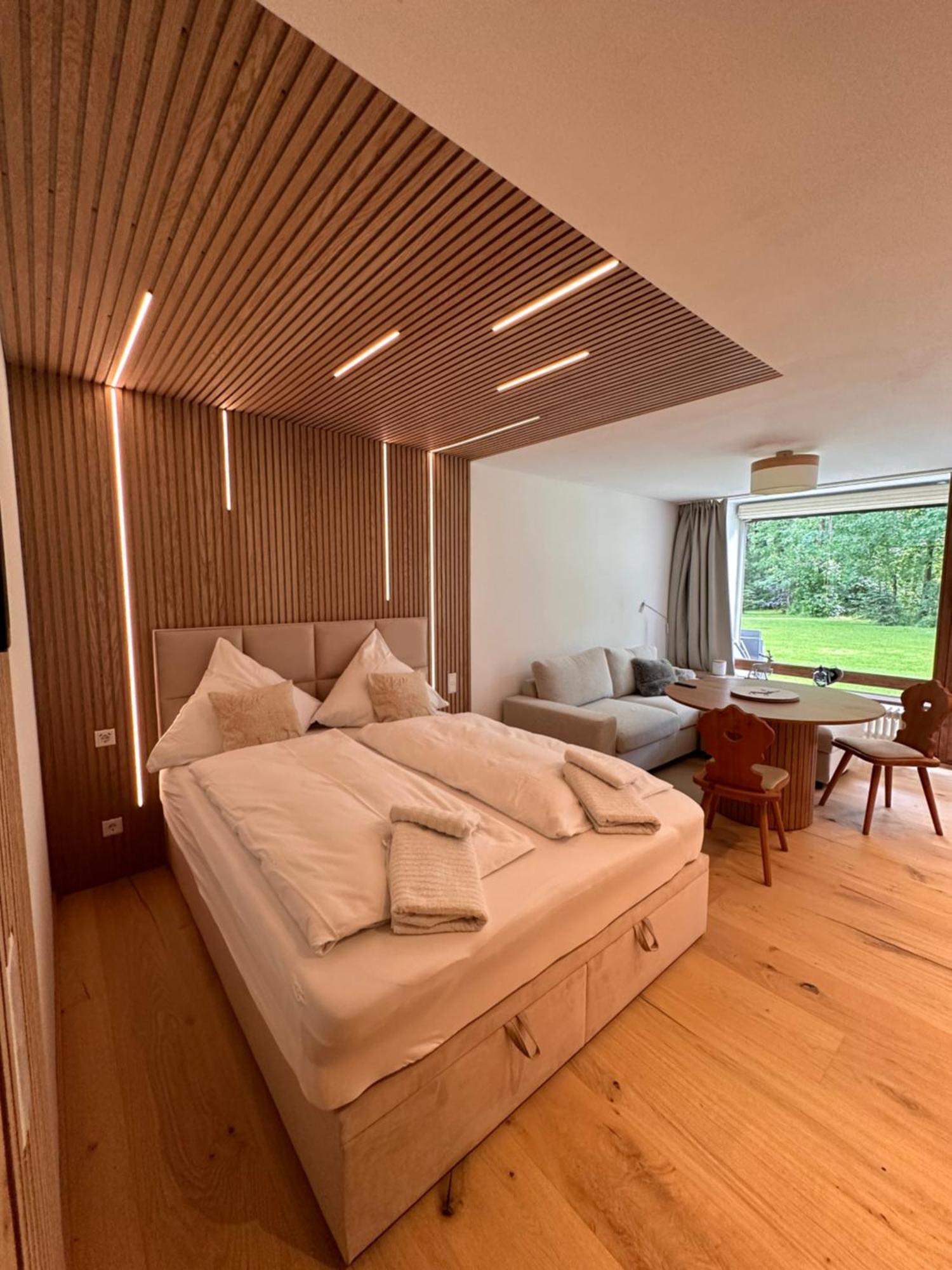 Studio Mit Indoor Pool Und Garten 洛弗附近圣马丁 外观 照片